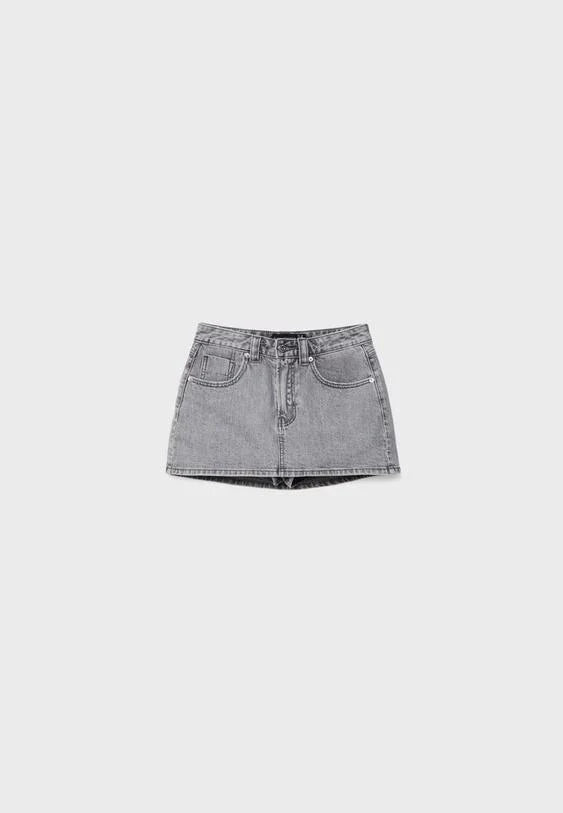 DENIM SKORT